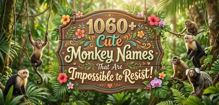 1060+ Cute Monkey Names That Are Impossible to Resist!