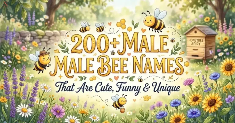 200+ Male Bee Names That Are Cute, Funny & Unique