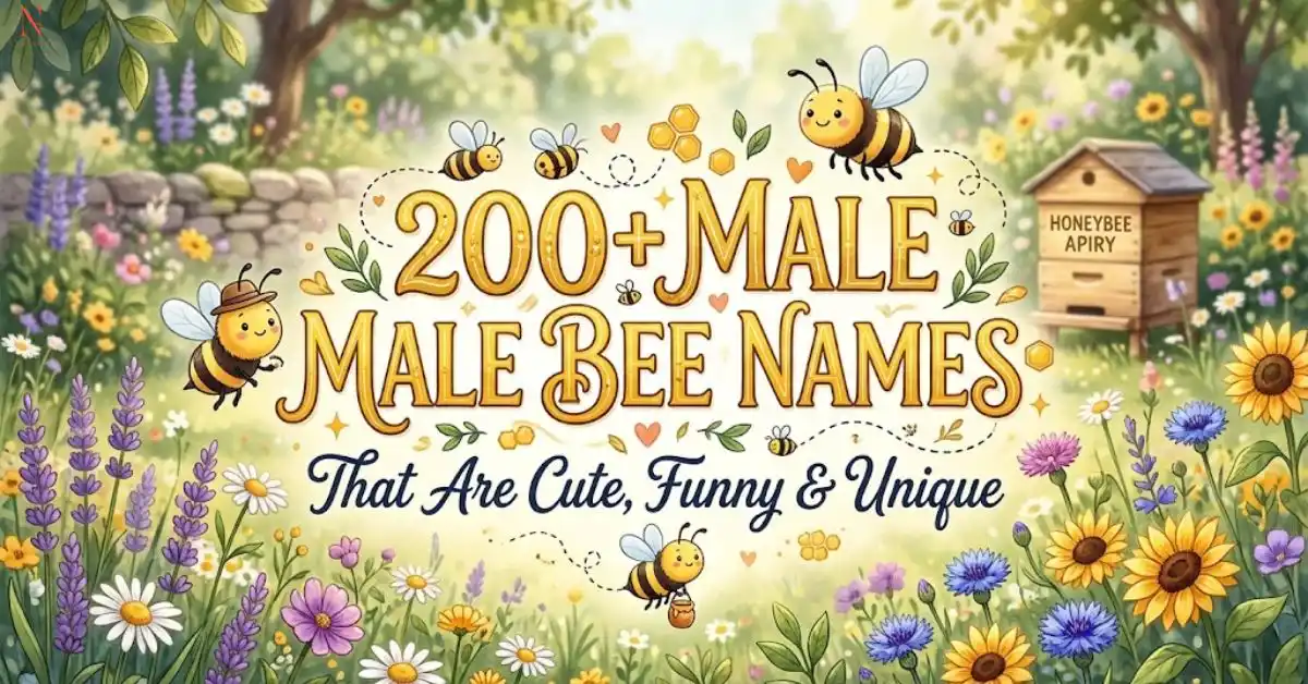 200+ Male Bee Names That Are Cute, Funny & Unique