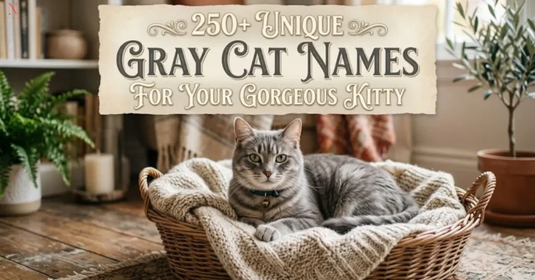 250+ Unique Gray Cat Names for Your Gorgeous Kitty