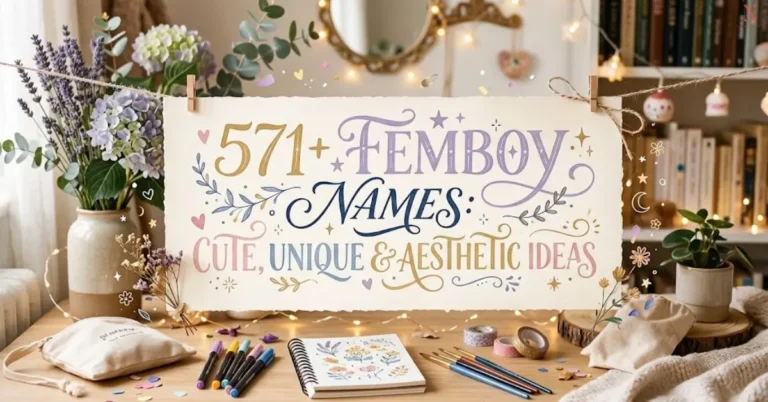 571+ Femboy Names: Cute, Unique & Aesthetic Ideas