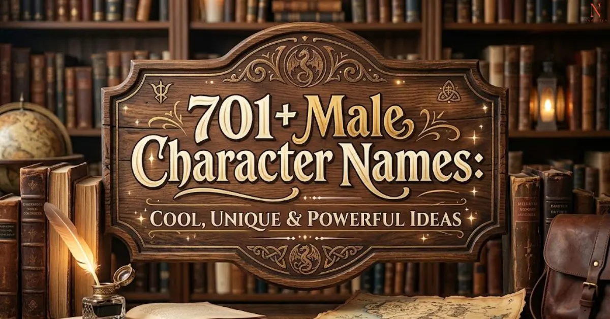 701+ Male Character Names: Cool, Unique & Powerful Ideas