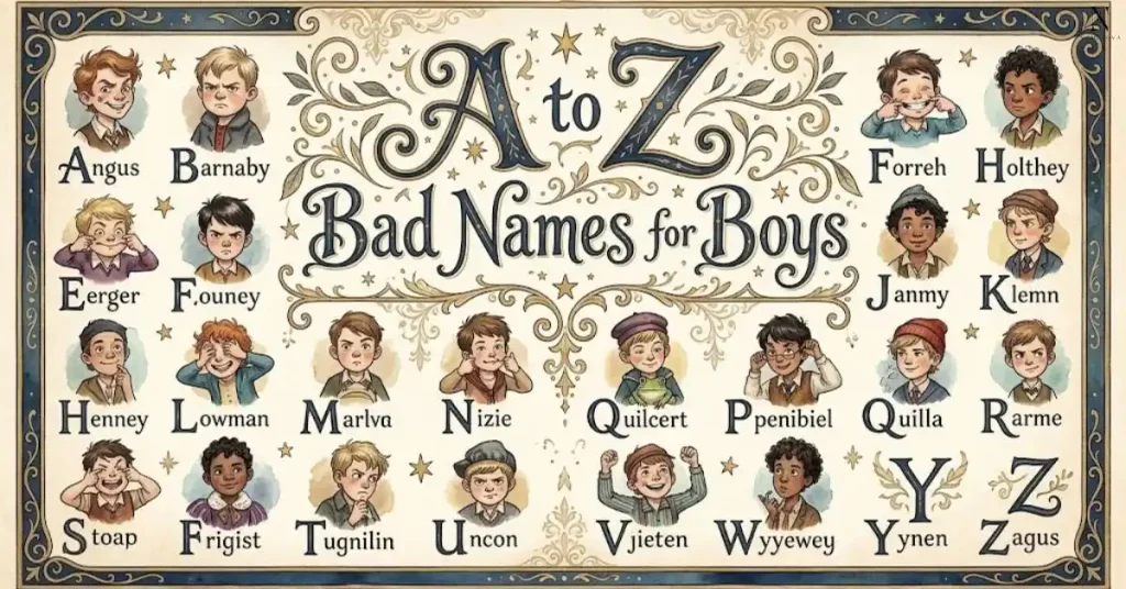 a-to-z-bad-names-for-boys A to Z Bad Names for Boys
