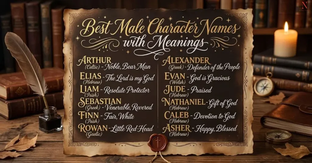 Best Male Character Names with Meanings