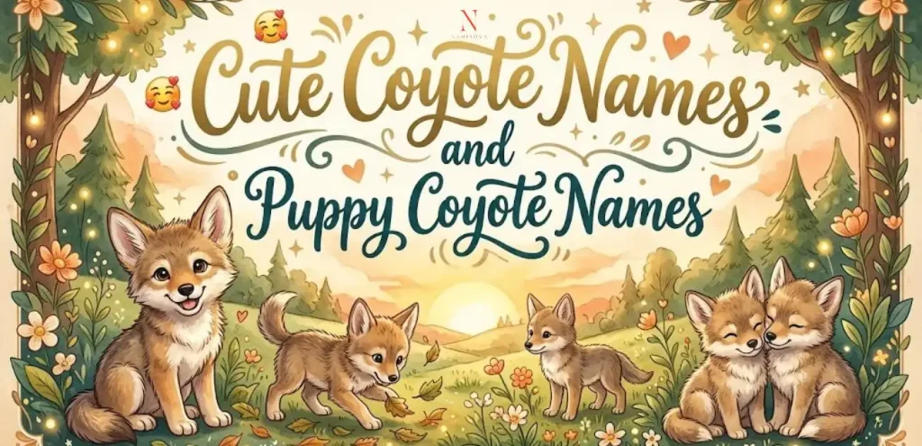Cute Coyote Names and Puppy Coyote Names