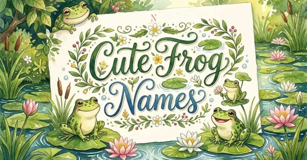 Cute Frog Names
