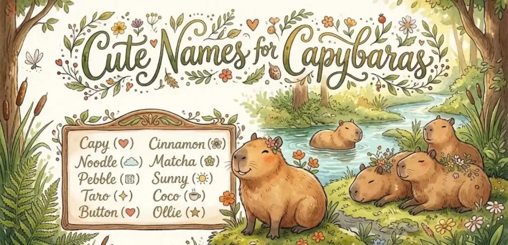Cute Names for Capybaras