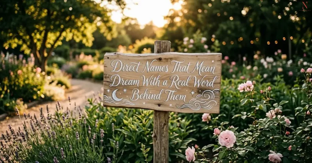 Direct Names That Mean Dream With a Real Word Behind Them
