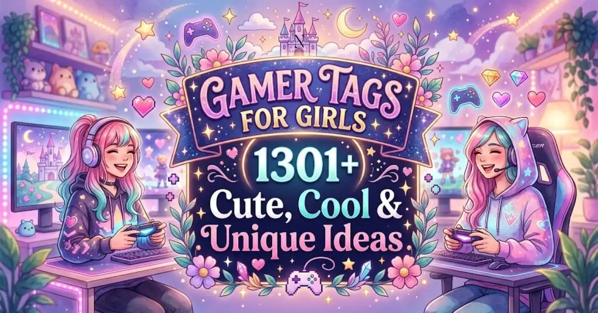 Gamer Tags for Girls: 1301+ Cute, Cool & Unique Ideas
