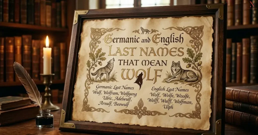Germanic and English Last Names That Mean Wolf