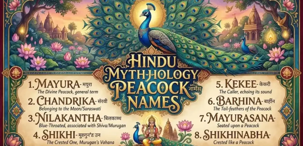 Hindu Mythology Peacock Names