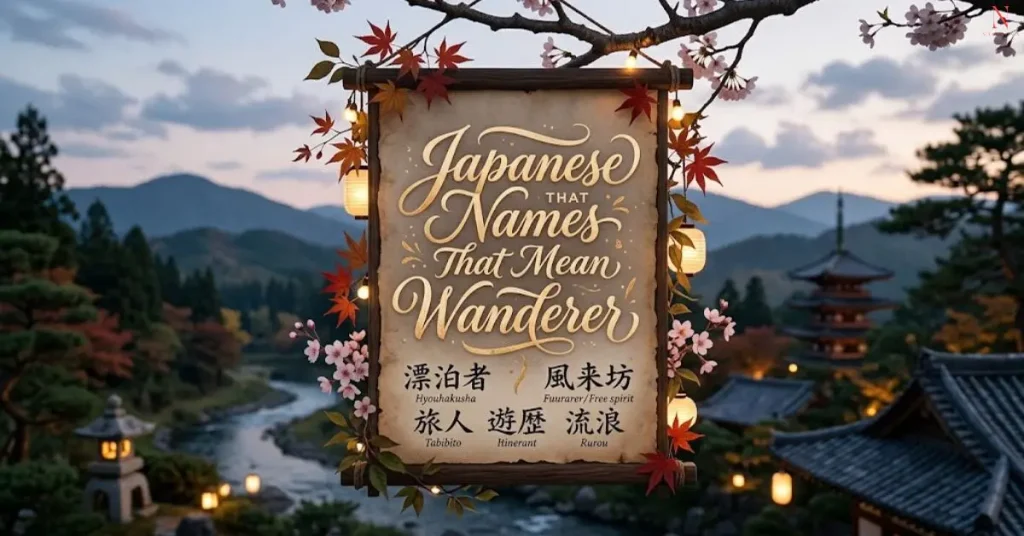 japanese-names-that-mean-wanderer Japanese Names That Mean Wanderer
