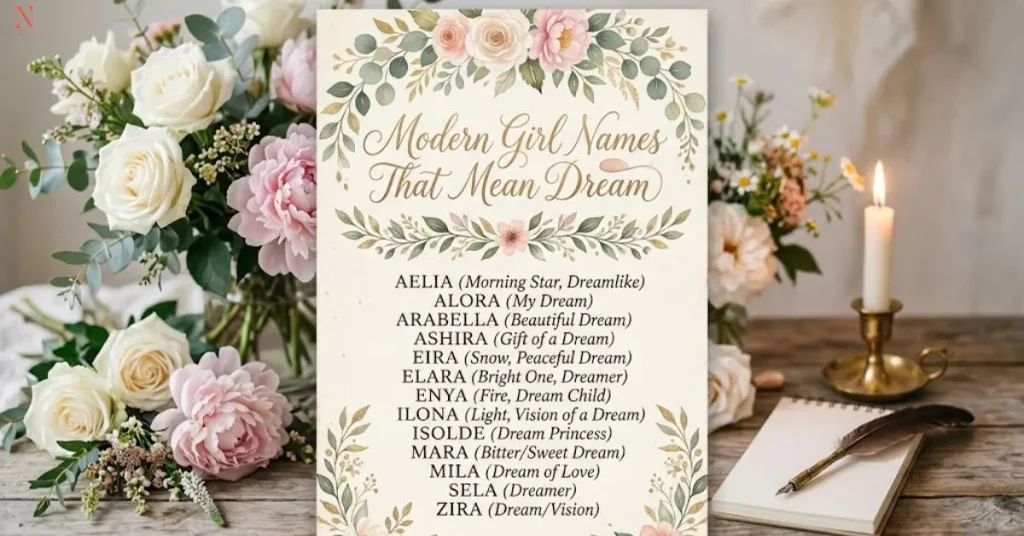 Modern Girl Names That Mean Dream