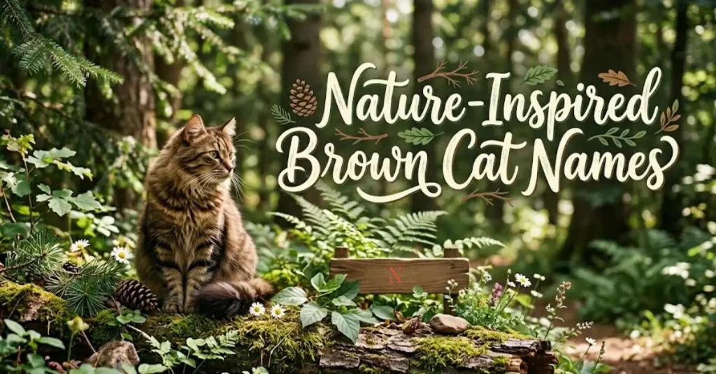 Nature-Inspired Brown Cat Names