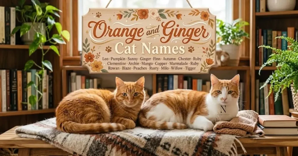 orange-and-ginger-cat-names Orange and Ginger Cat Names