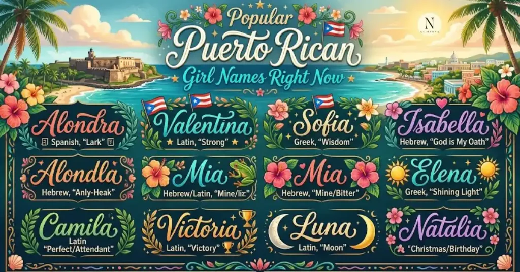 Popular Puerto Rican Girl Names Right Now