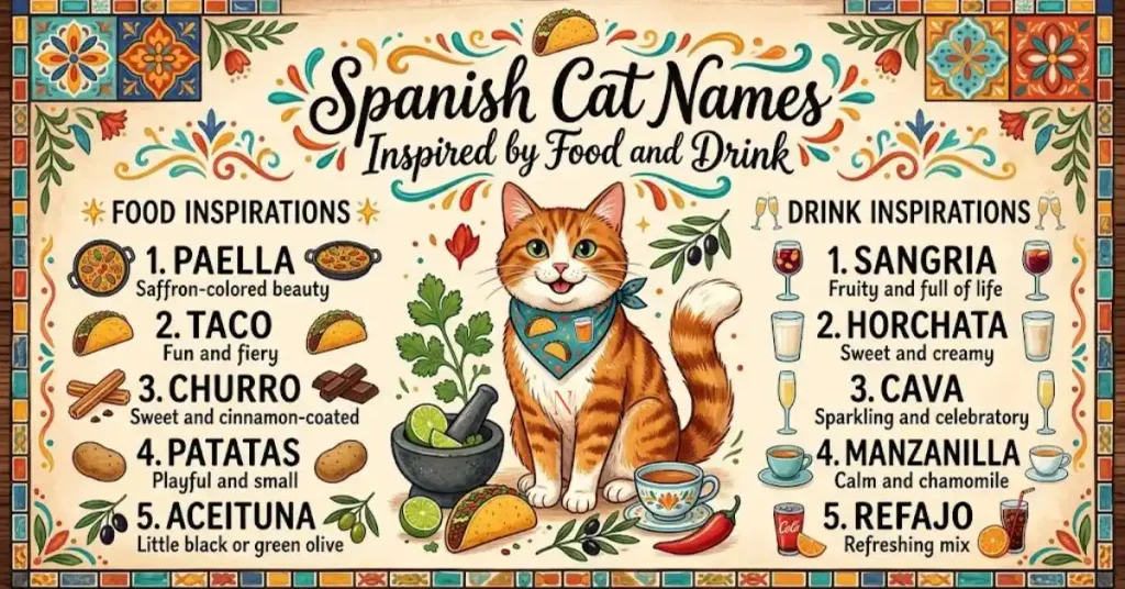 spanish-cat-names-inspired-by-food-and-drink Spanish Cat Names Inspired by Food and Drink