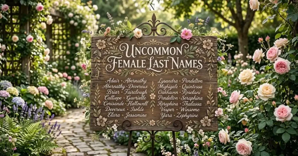 Uncommon Female Last Names