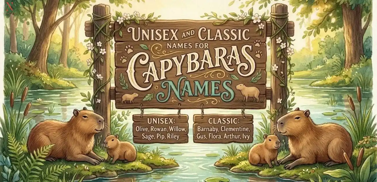 Unisex and Classic Names for Capybaras