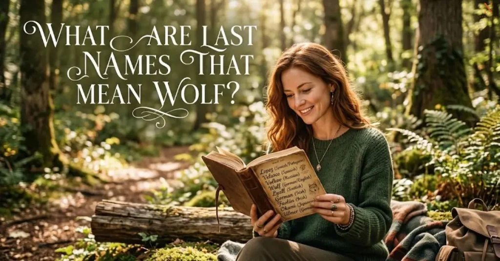 What Are Last Names That Mean Wolf
